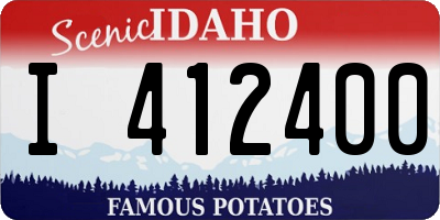 ID license plate I412400