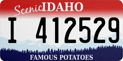 ID license plate I412529