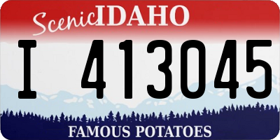 ID license plate I413045
