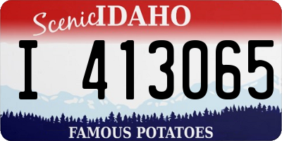 ID license plate I413065