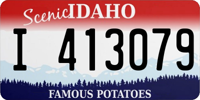 ID license plate I413079
