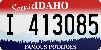 ID license plate I413085