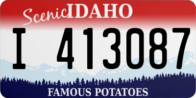 ID license plate I413087