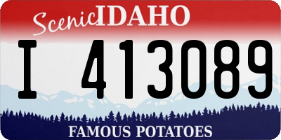 ID license plate I413089