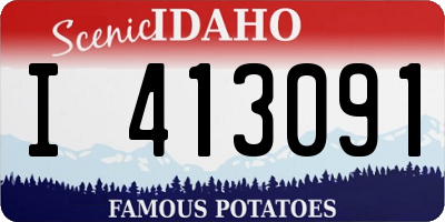ID license plate I413091
