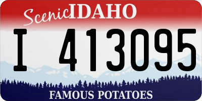 ID license plate I413095