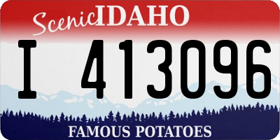 ID license plate I413096