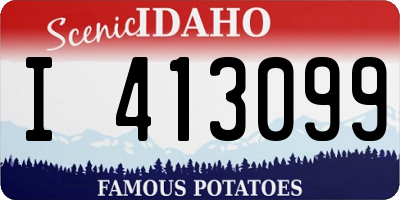ID license plate I413099