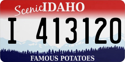 ID license plate I413120