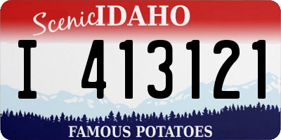 ID license plate I413121