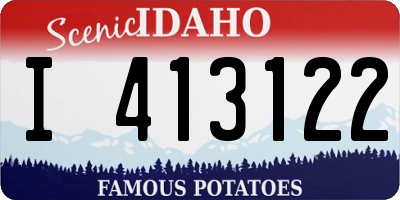 ID license plate I413122
