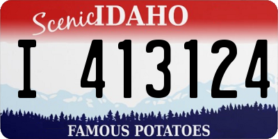 ID license plate I413124