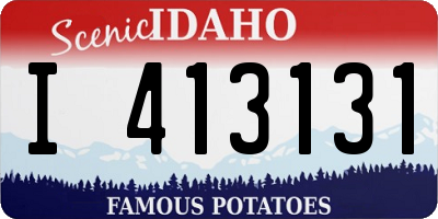 ID license plate I413131