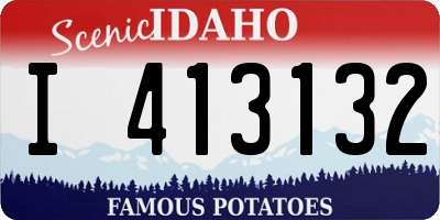 ID license plate I413132