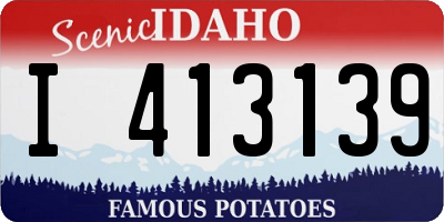ID license plate I413139
