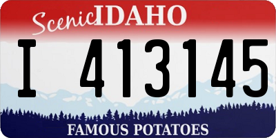 ID license plate I413145