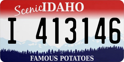 ID license plate I413146