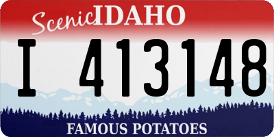 ID license plate I413148