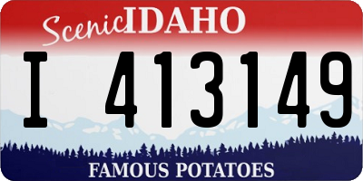 ID license plate I413149