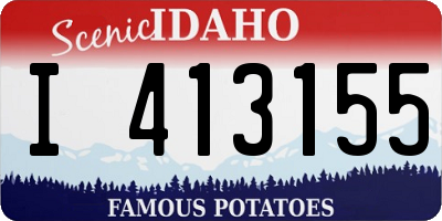 ID license plate I413155