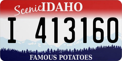 ID license plate I413160