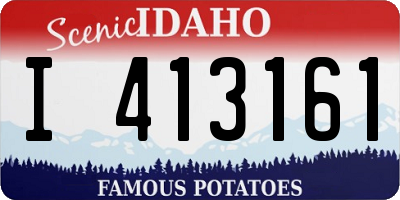 ID license plate I413161