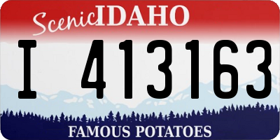 ID license plate I413163