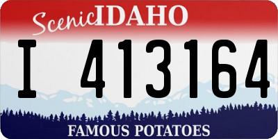 ID license plate I413164