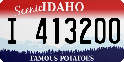 ID license plate I413200