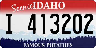 ID license plate I413202