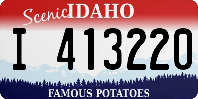 ID license plate I413220