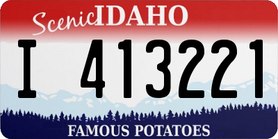 ID license plate I413221