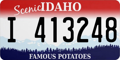 ID license plate I413248