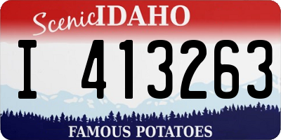 ID license plate I413263