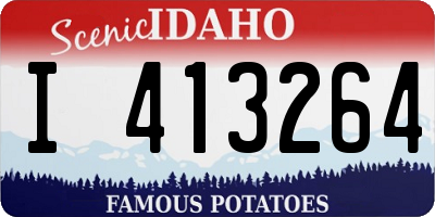 ID license plate I413264