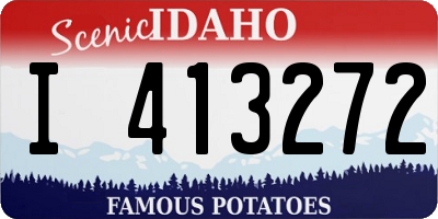 ID license plate I413272