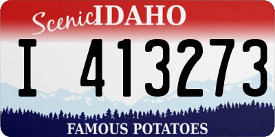 ID license plate I413273