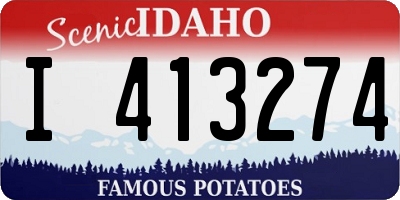 ID license plate I413274