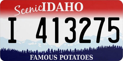 ID license plate I413275
