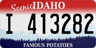 ID license plate I413282