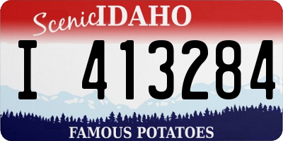 ID license plate I413284