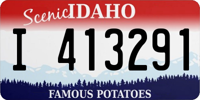ID license plate I413291