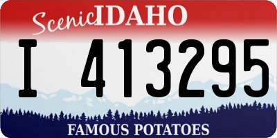 ID license plate I413295