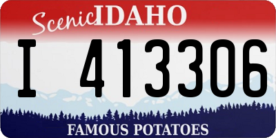 ID license plate I413306