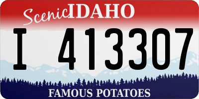 ID license plate I413307