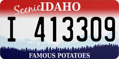 ID license plate I413309