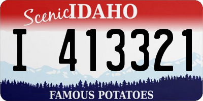 ID license plate I413321