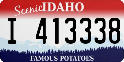 ID license plate I413338