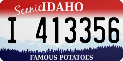 ID license plate I413356