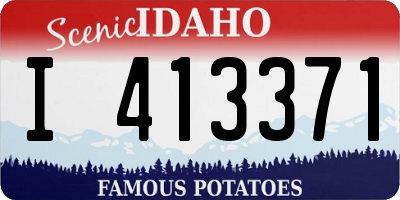 ID license plate I413371